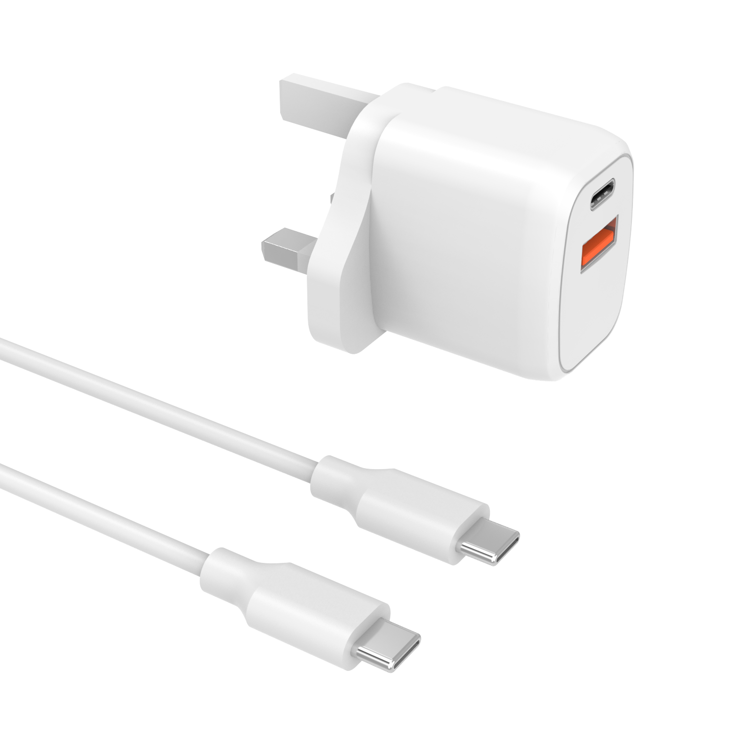 【UK Plug】18W USB-C PD Fast  Charger
